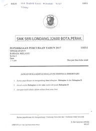 Check spelling or type a new query. Laman Bahasa Melayu Spm Soalan Kertas Bahasa Melayu 1 Peperiksaan Percubaan Spm Smk Seri Lodang 2017