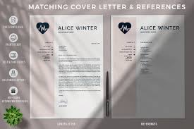 A cover letter also allows you to express your interest in the position and the reason why you want to work for the company in the first place. Rn Nurse Resume Template Registered Nurse Resume Cover Letter And References Nursing Resume Cv In Resume Templates On Yellow Images Creative Store