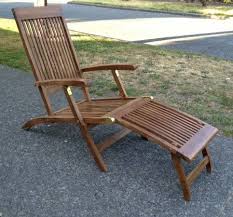 Item features burnished brass hardware, folding frames, fold out footrest, solid wood construction, o. 30 Steaming Ahead Ideas Deck Chairs Outdoor Chairs Chair