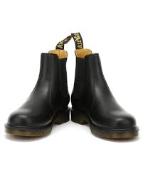 When the leaves start turning, fall back on versatile brown. Dr Martens Dr Martens 2976 Womens Black Leather Chelsea Boots Lyst