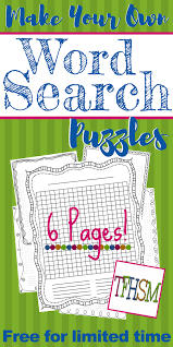 Make Your Own Wordsearch Free Frugal Homeschool Printable Homeschool Middle School Homeschool Middle School Curriculum School Help