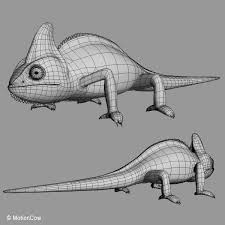 Chameleon Color 3d Max Chameleon Color Chameleon Chameleon Tongue