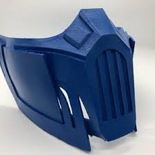как сделать маску скорпиона из мортал комбат из бумаги Mk 11 Sub Zero Mask 3d Model Stl Files Sub Zero Red Hood Stl