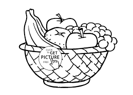 Sep 27, 2020 · fruit bowl coloring page free printable fruit coloring pages basket drawing coloring pages. Fruit Bowl Coloring Pages