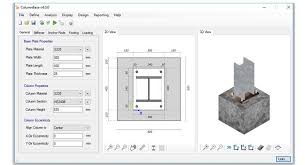 Columnbase Is Integrated Software For Analysis And Design Of Column Base Connections Using Three Dimension Building Design Software Column Base Truss Structure