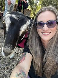 Goat yoga at Dirty Dog Organic Farm