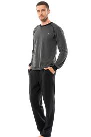 Erdem Uzun Kollu Erkek Pijama Takimi Erdem Ic Giyim