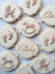 Please Read Entire Description Before Placing Your Order This Listing Is For One Dozen 12 Baby Shower Cookies Baby Shower Cupcakes Neutral Baby Cookies