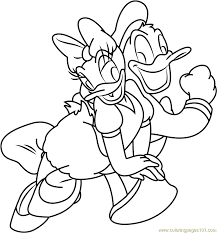 The spruce / miguel co these thanksgiving coloring pages can be printed off in minutes, making them a quick activ. Daisy Duck And Donald Duck Coloring Page For Kids Free Donald Duck Printable Coloring Pages Online For Kids Coloringpages101 Com Coloring Pages For Kids