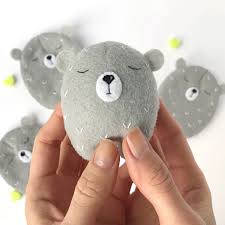 Grey Felt Bear With A Balloon Teddy Bear Felt Bear In Top Hat Tiny Bear Toy Felted Animals Felt Animals Small Stuffed Bear Mini Bears Felt Toys Bear Felt Felt Animals