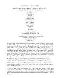 If the central banks try and release their own cryptocurrency altcoin, they note also how the upper terminating bubble says no network operators which makes is seem like it's a dead end of sorts. Https Www Nber Org System Files Working Papers W27634 W27634 Pdf