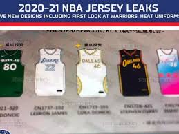 Monday, september 28, 2020 friday, october 30, 2020 2 min read chris creamer. 2020 21 Nba Jersey Leaks Lakers Mavericks Warriors Heat Fadeaway World