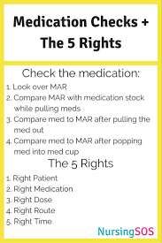 Medication Checks The Five Rights Of Medication Administration You Must Know In Nursing S Nursing School Prerequisites Nurse Training Nursing School Survival