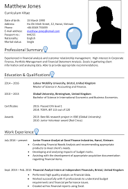 Finden sie english cv template. Vietnam Cv Sample Careerprofessor Works
