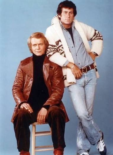 Pictured: Tv show "Starsky and Hutch" with David Soul & Paul Michael Glaser.