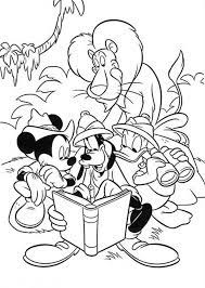Is your child crazy about coloring? Mickey On Safari Coloring Pages Coloring Home