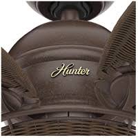 In stock, 2 available in stock, 2 available $40.86. Hunter Fan 54095 Caribbean Breeze 54 Inch Weathered Bronze With Antique Dark Wicker Blades Ceiling Fan
