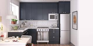 Polish your personal project or design with these kitchen cabinet transparent png images, make it even more personalized and more attractive. Small L Shaped Navy Blue Kitchen Cabinet Op18 L04