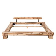 Höhe fußteil (in cm) : Neue Modular Bett Cali Futonbett Akazie Massiv Schlafzimmer