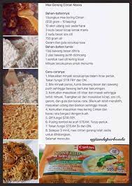 Masuk dalam periuk, tekan high pressure, bunyi bib bib. Resepi Bihun Goreng Singapore Noxxa Dunia Belajar