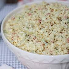 My mama's macaroni salad recipe, to be precise. Macaroni Salad Miracle Whip Based Recipe Macaroni Salad Recipes Macaroni Salad Recipe