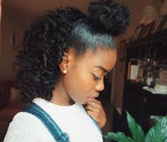 This other hair idea is a heart shaped braid style with low bun. Curly Hair Natural Hair Favorites The Messy Bun More Sexy Looks