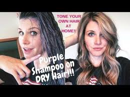 It can also maintain an ash tone in blonde hair. How To Use Purple Shampoo Best Purple Shampoo Technique Youtube Purple Shampoo Best Purple Shampoo How To Lighten Hair