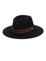 Rag Bone Zoe Leopard Fur Band Fedora Fur Band Leopard Fur Fedora