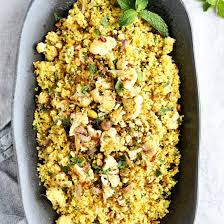 Mendocino farms curried couscous with roasted cauliflower. Cauliflower Couscous Gallery Foodgawker