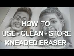 I also show the way of cleaning and storing it. How To Use Clean And Store Kneaded Eraser Youtube