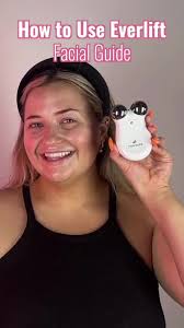 How to tone your face with the Everlift Microcurrent Device ✨  #tonefaceandneck #spaathome #pamperyourself #selfcare #skintok