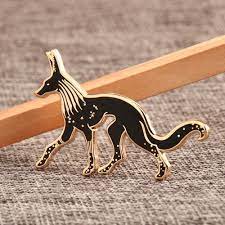 The Wolf Custom Lapel Pin Is Large Size With Rubber Caps On The Back Want To Order Custom Wolf Enamel Pins Enamel Pins Custom Lapel Pins Lapel Pins