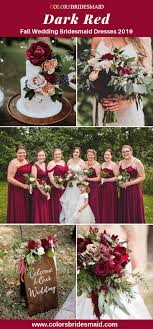 Bridesmaid Dresses Dark Red Color Dark Red Bridesmaid Dresses Wedding Colors Red Bridesmaid