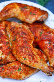 The flavors were so good and the chicken was so moist with a nice crisp on the outside. Air Fryer Chicken Thighs 30 Minutes Meals