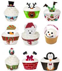 48 Teile Muffin Formchen Set Weihnachtsmann Kids Party World Adventszeit Cupcakes Weihnachtsmann