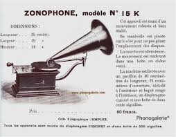 Zonophone 10 Rue Lallier 75009 Paris Radios Etabli Appareil