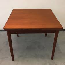 Theodore alexander echoes callan dining table features: Danish Extendable Square Teak Dining Table 1960s 119261