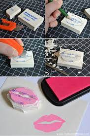 Carefully cut out the card, making sure it's not lopsided or irregular in shape. How To Make Stamps At Home Fun Easy Tutorial Hello Little Home