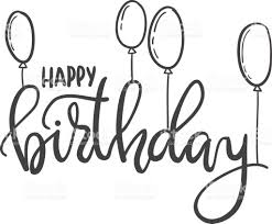 Birthday Wishes Clip Art Black And White Happy Birthday Hand Lettering Typography Templat Alles Gute Zum Geburtstag Schrift Alles Gute Zum Geburtstag Typografie Alles Gute Zum Geburtstag Kalligraphie