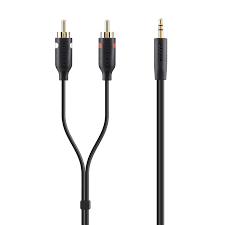 Nominally this is used to send the keyboard command that hides all open windows, but we're sure the imaginative readers of hackaday could come up with all sorts of alternate uses for this capability. Stereo Cable Belkin