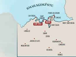 Bretagne Karte: Wo ist was? Küsten, schöne Orte & Inseln - Das Beste in  Frankreich