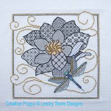 The pattern comes as a pdf file that you'll will ♥ c113 mandala dragonfly digital pdf cross stitch pattern for download♥ thank you for your interest in my pdf pattern! Lesley Teare Designs Flower Dragonfly Blackwork Cross Stitch Pattern