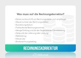 Geschaftliche begegnungen b1+ (+ audio cd), grigull ingrid. Rechnungskorrektur Definition Infos Mehr Billomat Buchhaltung