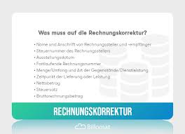 Den brief können sie für ihren widerspruch nutzen. Rechnungskorrektur Definition Infos Mehr Billomat Buchhaltung