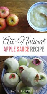 How To Make Unsweetened Apple Sauce Recipe Empress Of Dirt Recipe Apple Sauce Recipes Applesauce Healthy Apple
