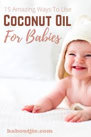 Read on to know about the three main variants of coconut oil and how they are extracted the topical application of coconut oil might help in keeping your baby's hair smooth and shiny. 15 Amazing Ways To Use Coconut Oil For Babies Kaboutjie In 2020 Baby Care Tips Newborn Baby Tips Baby Hair Growth