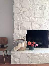 Easy painted rock ideas from carla schauer designs. 45 Best Painted Stone Fireplace Ideas Painted Stone Fireplace Fireplace Stone Fireplace