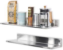 Metal kitchen wall shelves ukey spotify. Amazon Com Wallniture Plat Stainless Steel Wall Shelf Heavy Duty Restaurant Bar Cafe Home Kitchen Organization And Storage Shelf Set Of 2 23 60 Silver Home Kitchen