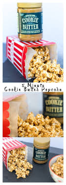 Speculoos Cookie Butter Popcorn In Under 5 Minutes Recipe Speculoos Cookie Butter Popcorn Recipes Butter Popcorn Recipe