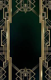 Great Gatsby Black And Gold Art Deco Wallpaper Gatsby Art Deco Background Art Deco Art Deco Wallpaper Art Deco Pattern